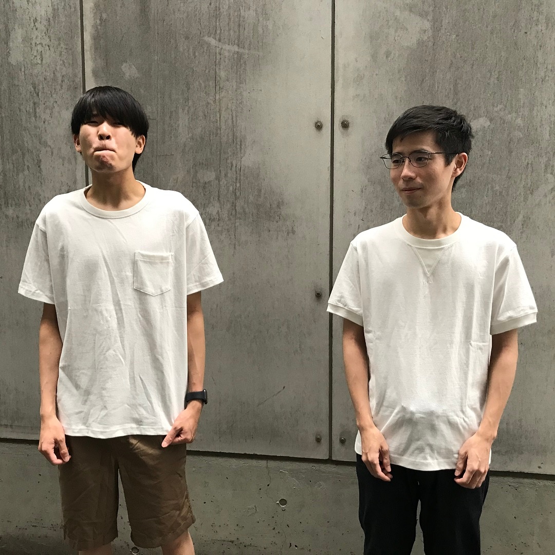 難波 紳士コーデ 2 ガゼット ポケット どのtシャツにしよう 無印良品