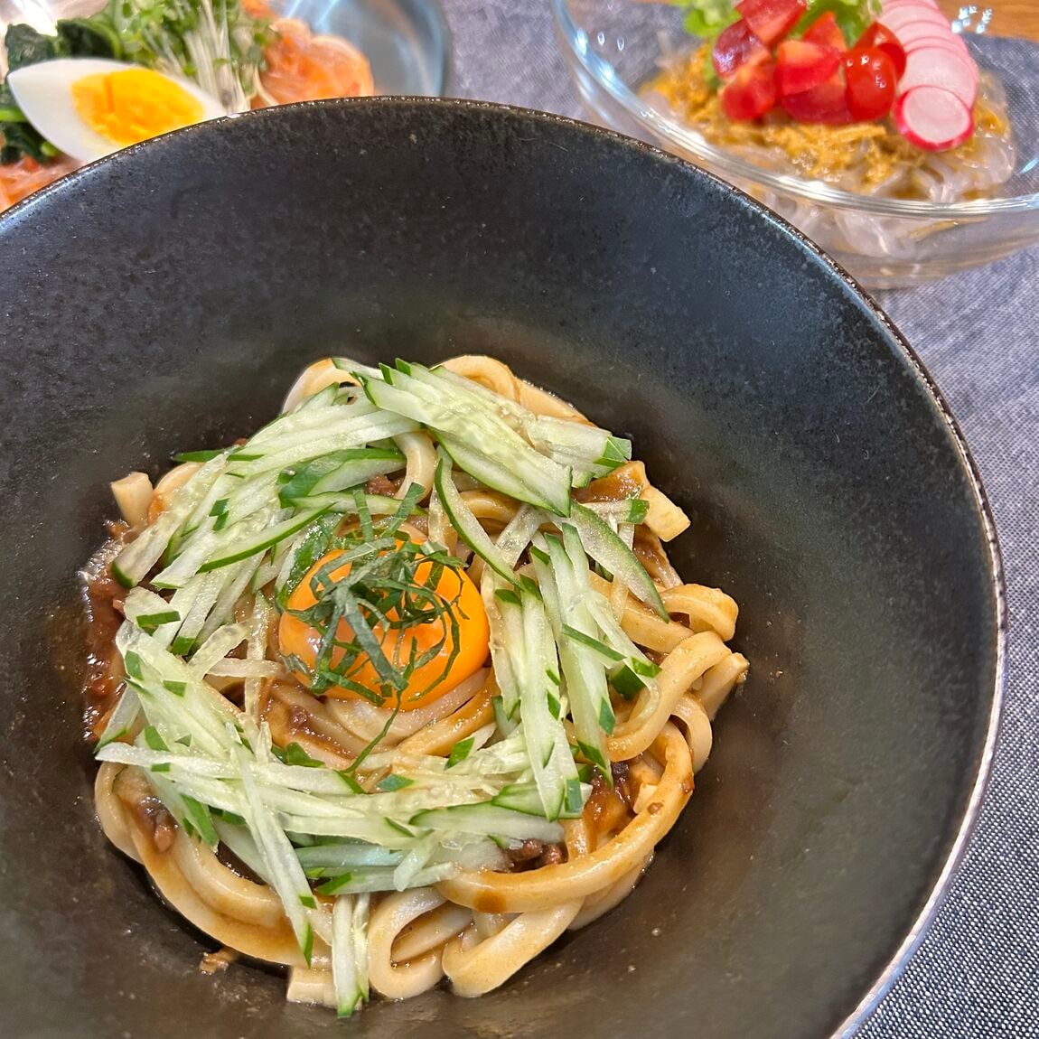 麺にあえる
