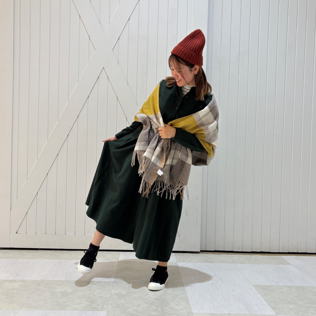 フランネルワンピース