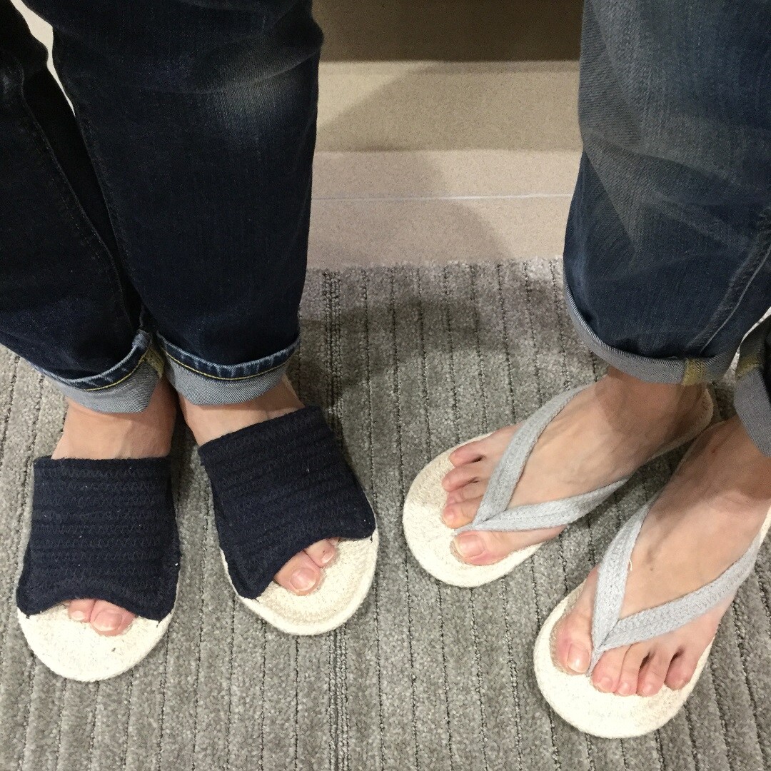 キービジュアル画像：インド綿ルームサンダルで夏を涼しく！｜商品紹介