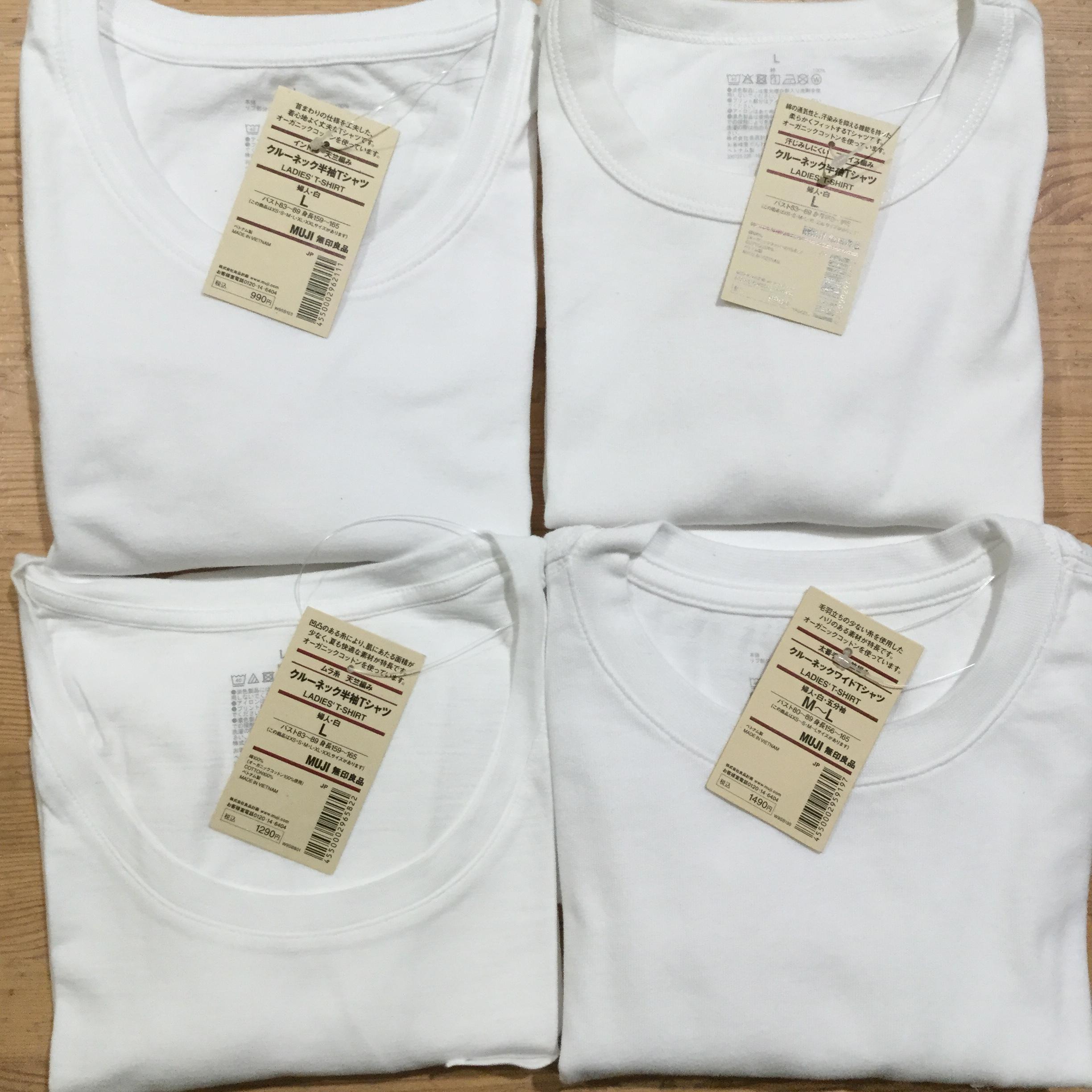 キービジュアル画像：無印良品のＴシャツ｜スタッフのおすすめ