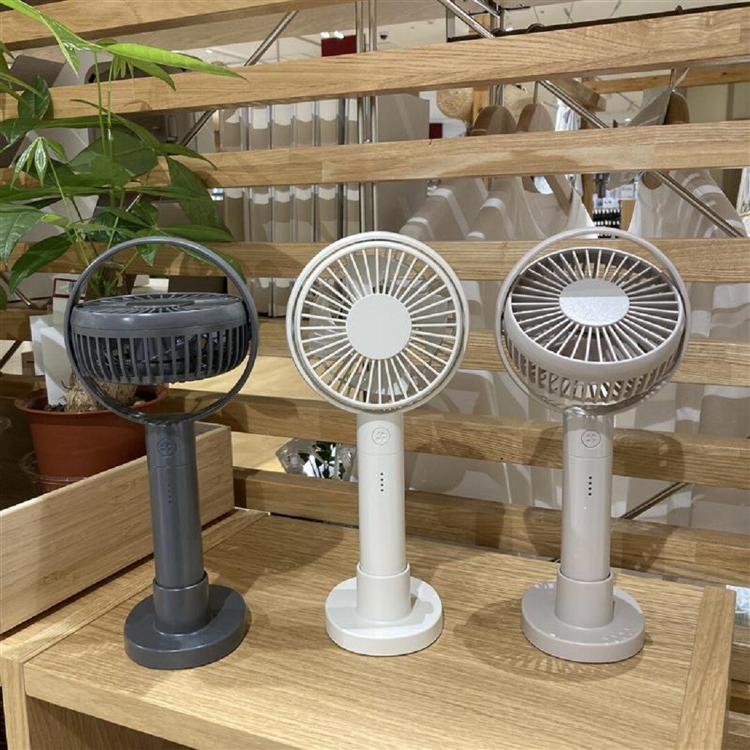【イオンモール広島府中】モバイルバッテリーとしても使える充電式ハンディファン