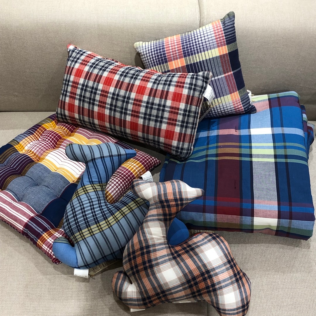 【イオンモール広島府中】お部屋のアクセントに！マドラスチェック柄！