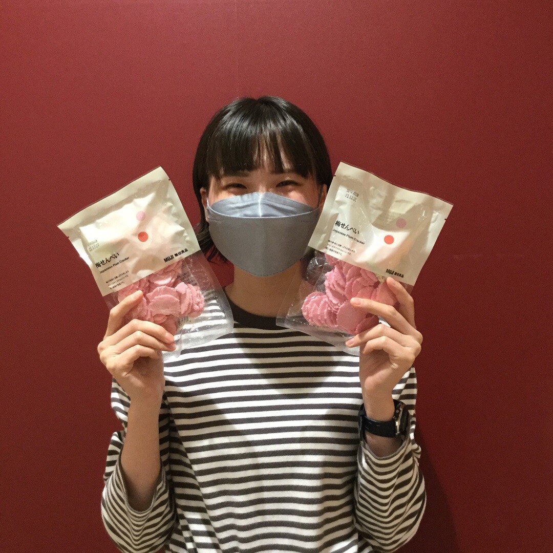 【岡山ロッツ】私の好きなお菓子│梅せんべい