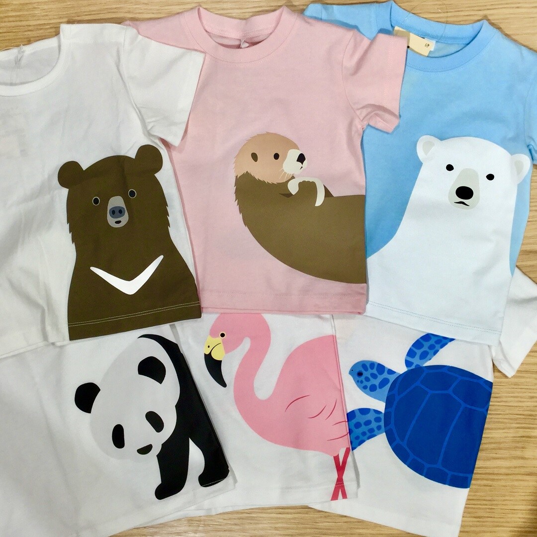キービジュアル画像：子供服のプリントＴシャツ