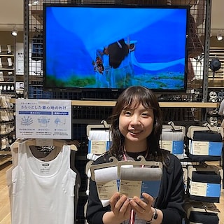 【アミュプラザ鹿児島】綿100%夏におすすめ♪無印の多機能インナー「さらっと綿」