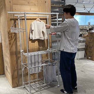 【無印良品イオンモール北大路】乾きにくい季節におすすめ、無印の部屋干し商品！