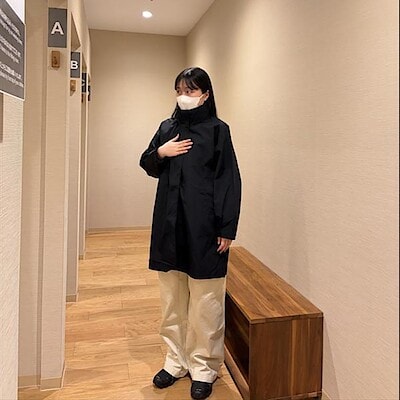 【イオンモール北大路】身長164ｃｍ春アウターを使用したモノトーンコーデ