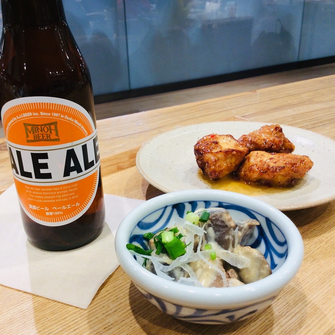 箕面ビールに合うメインとデリ