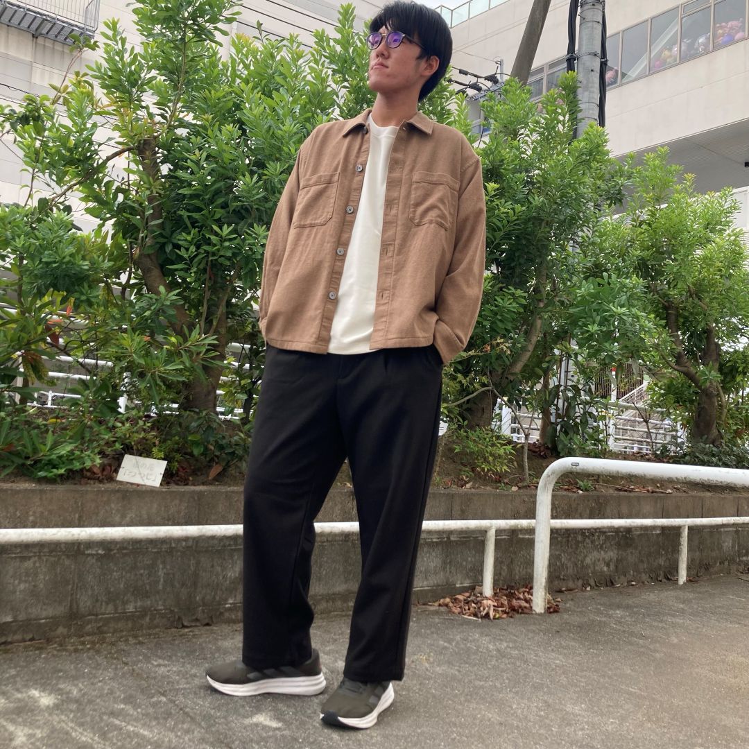紳士　両面起毛フランネル　シャツジャケット