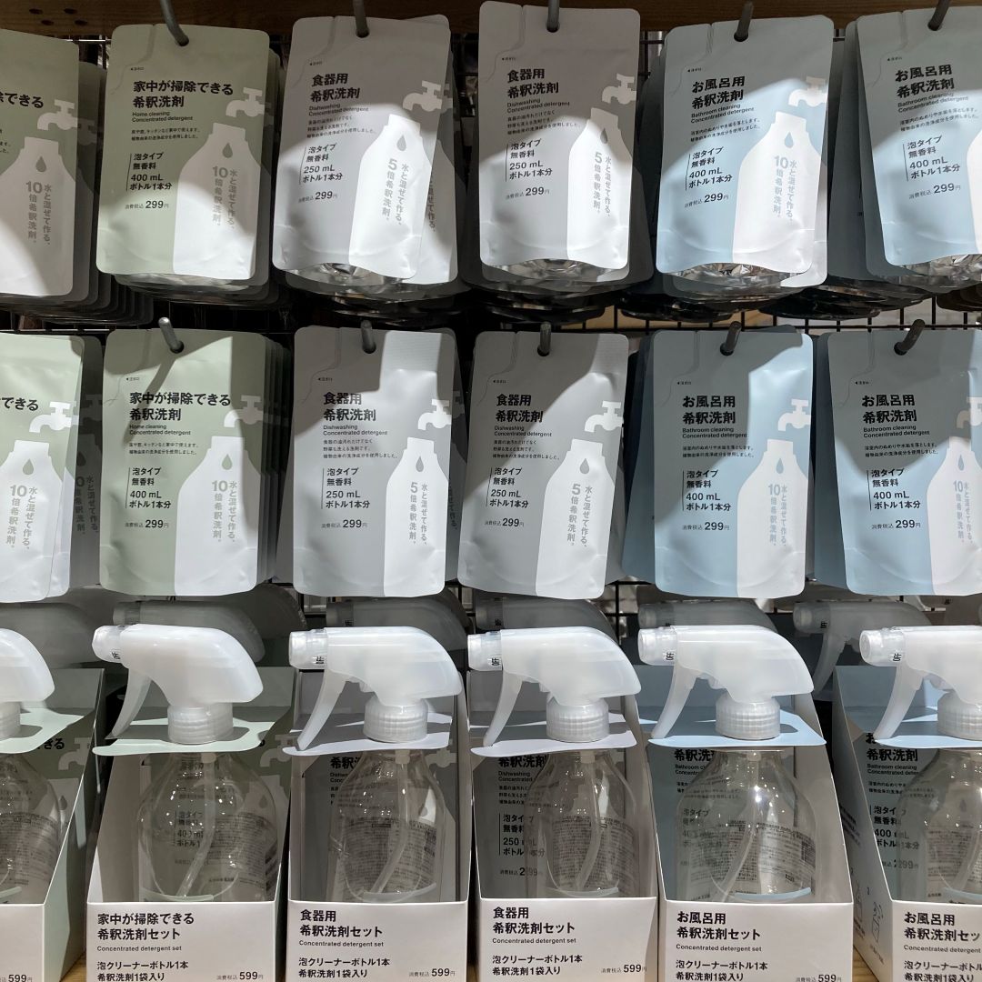 希釈洗剤全体