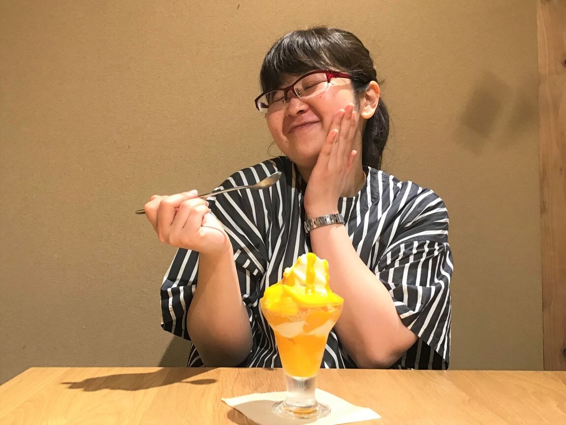 【Café&MealMUJIシエスタハコダテ】マンゴーパフェ