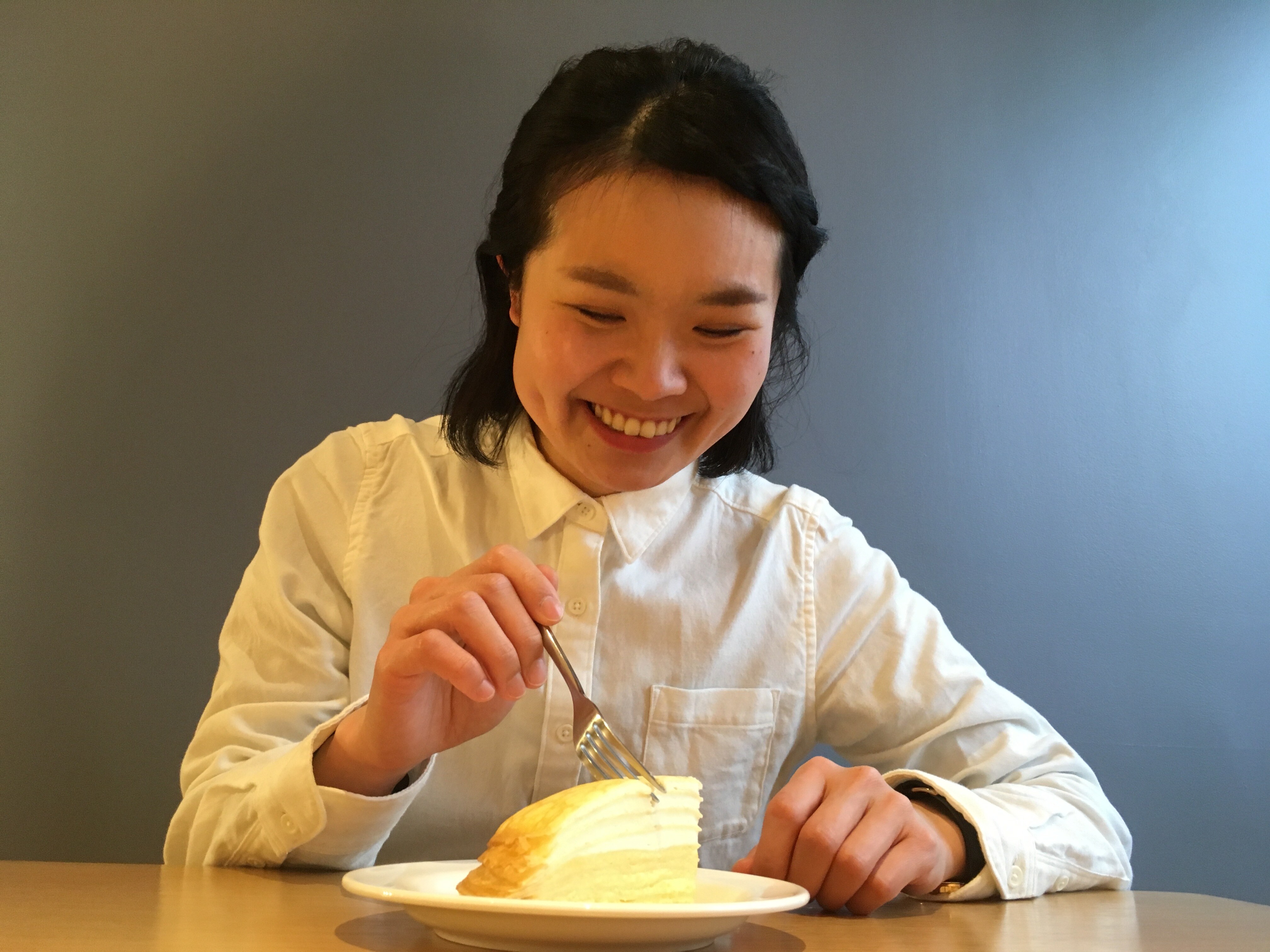 【Café＆MealMUJIシエスタハコダテ】甘さすっきりミルクレープ