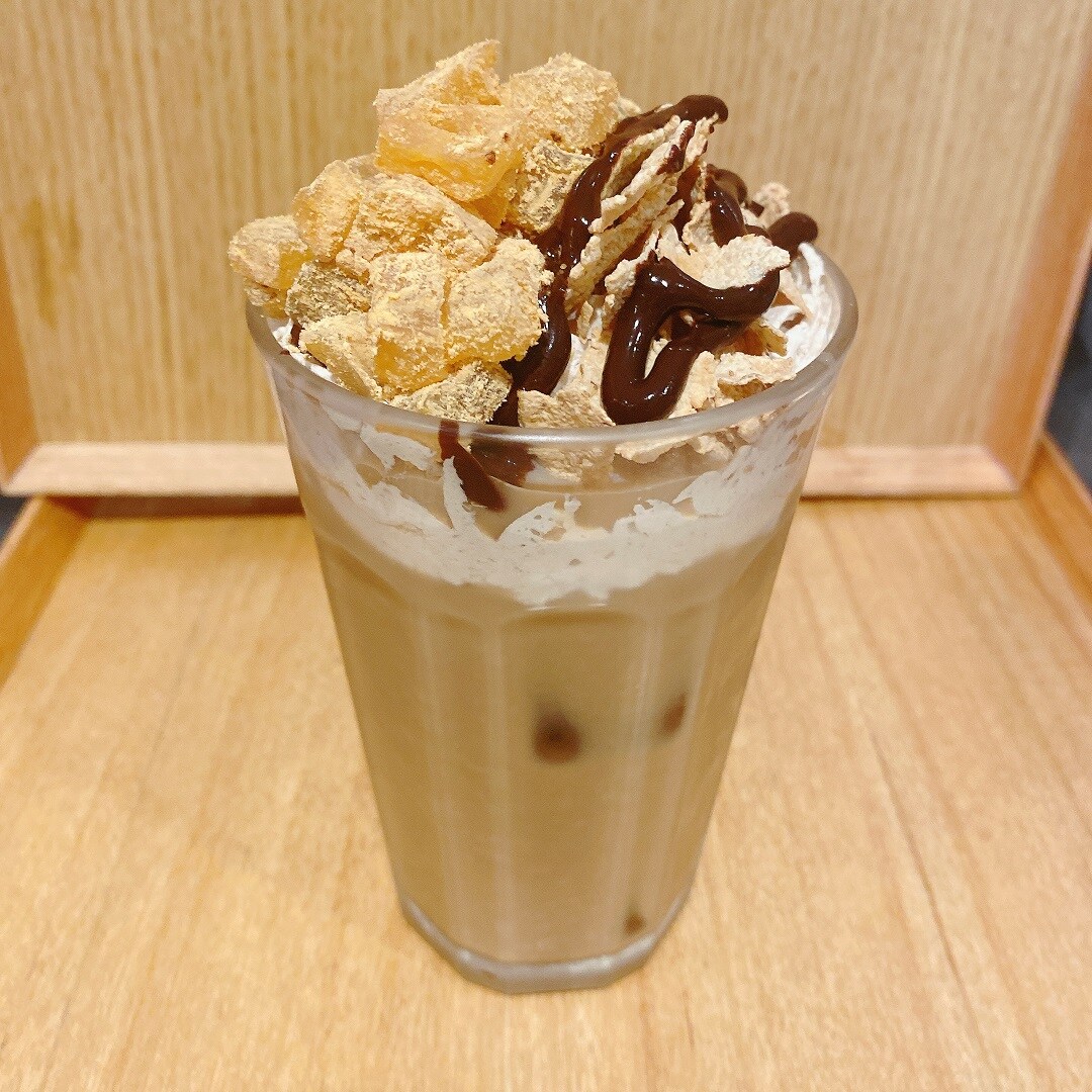 【Cafe&MealMUJI上野マルイ】黒玄米茶ラテ