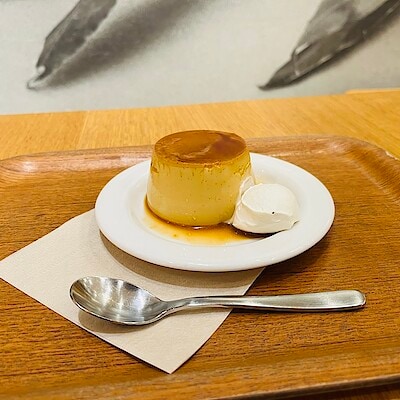 【Cafe＆MealMUJI上野マルイ】本和香糖の焼きプリン