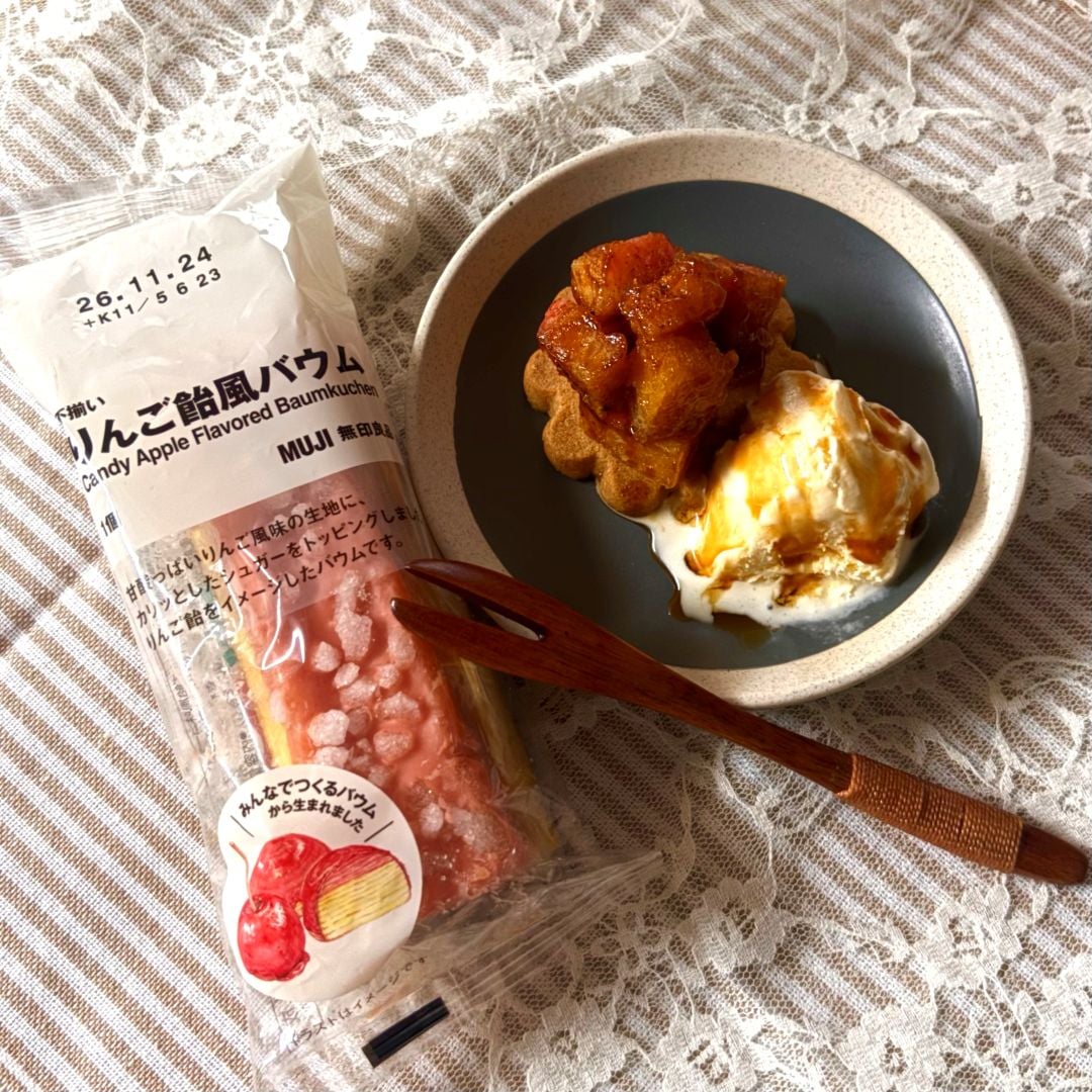 りんご飴風バウム　アレンジレシピ