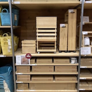 【イオンモール岡山】竹材すのこボックスが入荷しました。