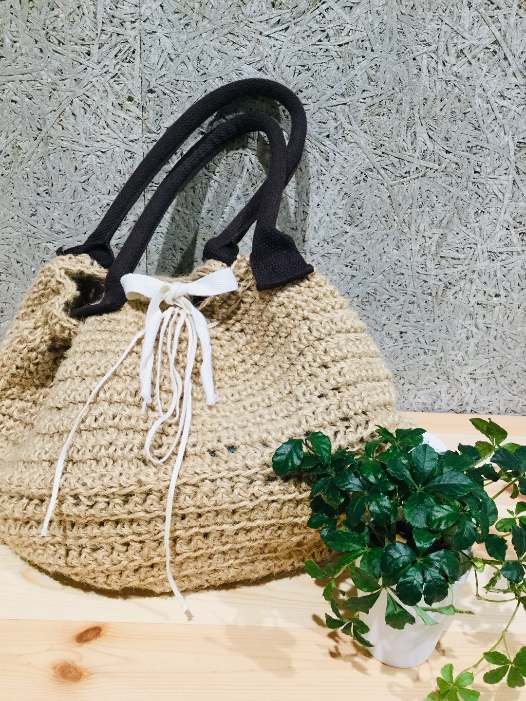 キービジュアル画像：無印良品の麻ひもで作る「麻ひもバック」