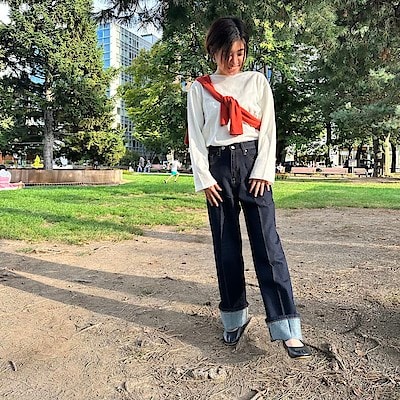 【MUJIcomさっぽろ地下街オーロラタウン】身長156cm