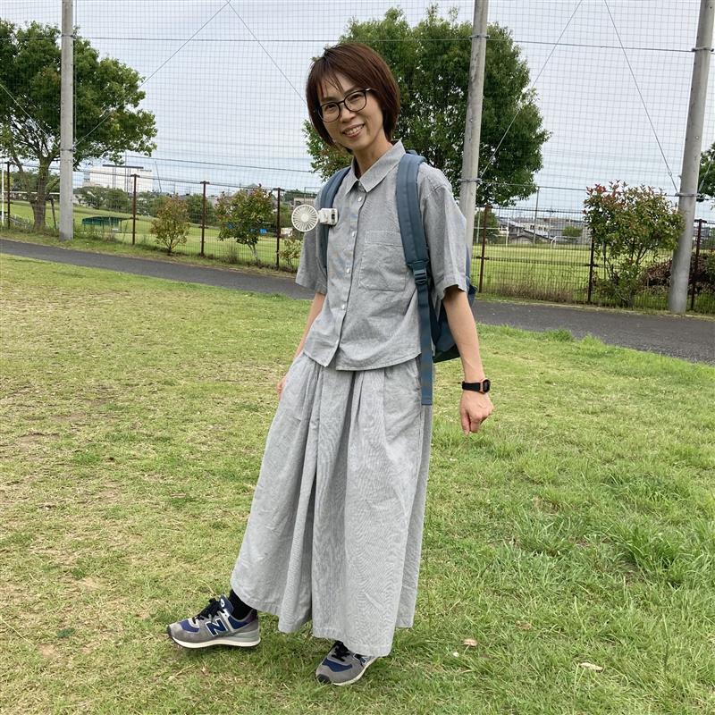 クリップファンリュック使用