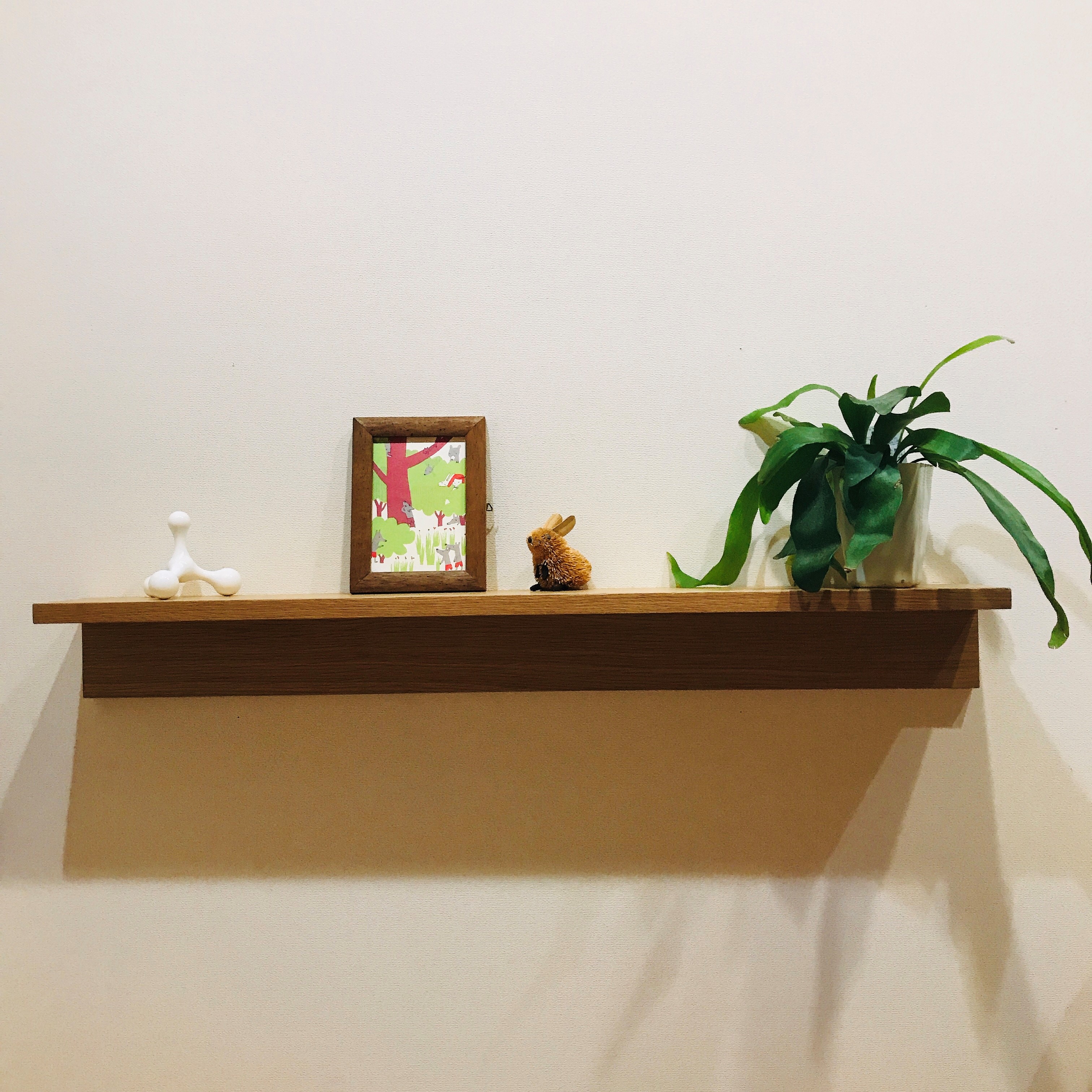 MUJI 壁に付けられる家具 オーク材 88cm【4個セット】 壁に付けられる家具棚 | 無印良品