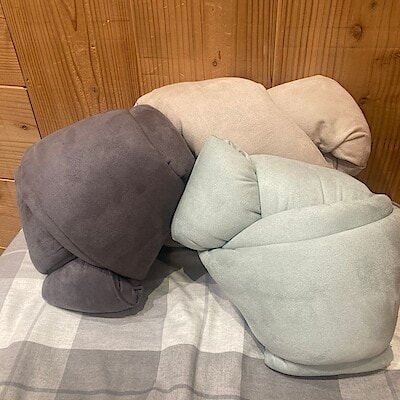 【イオンモール与野】 ～形を自由自在に～自由に巻けるループクッションのご紹介