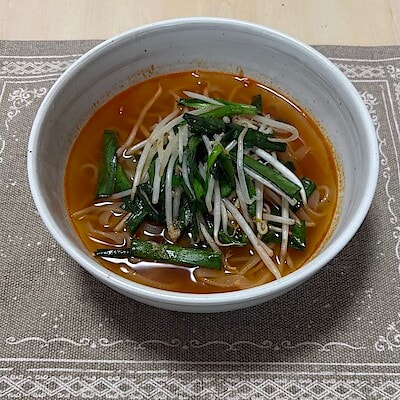 【無印良品500 ペリエ千葉エキナカ】手軽に本格味！盛岡温麺　牛だし＆ユッケジャンスープ