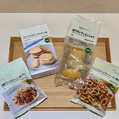 【無印良品500 ペリエ千葉エキナカ】レモンで暑い夏をさわやかに｜季節菓子