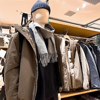 【無印良品500 ペリエ千葉エキナカ】良いね祭　冬の装い②（紳士　防風撥水中わたフードジャケット）｜商品紹介part12