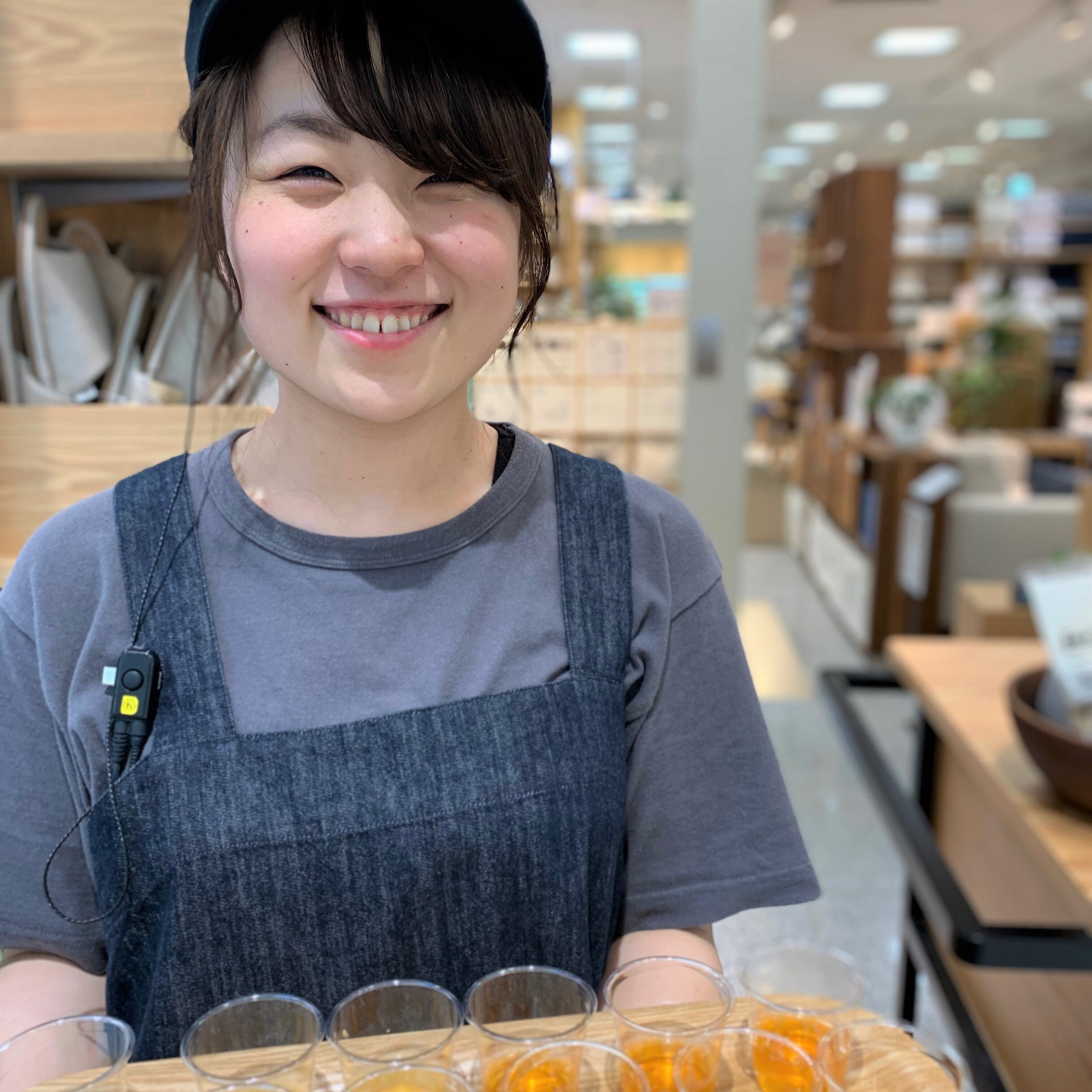 キービジュアル画像：今日の試食～水出し国産大豆の黒豆茶／有機ルイボスティー～
