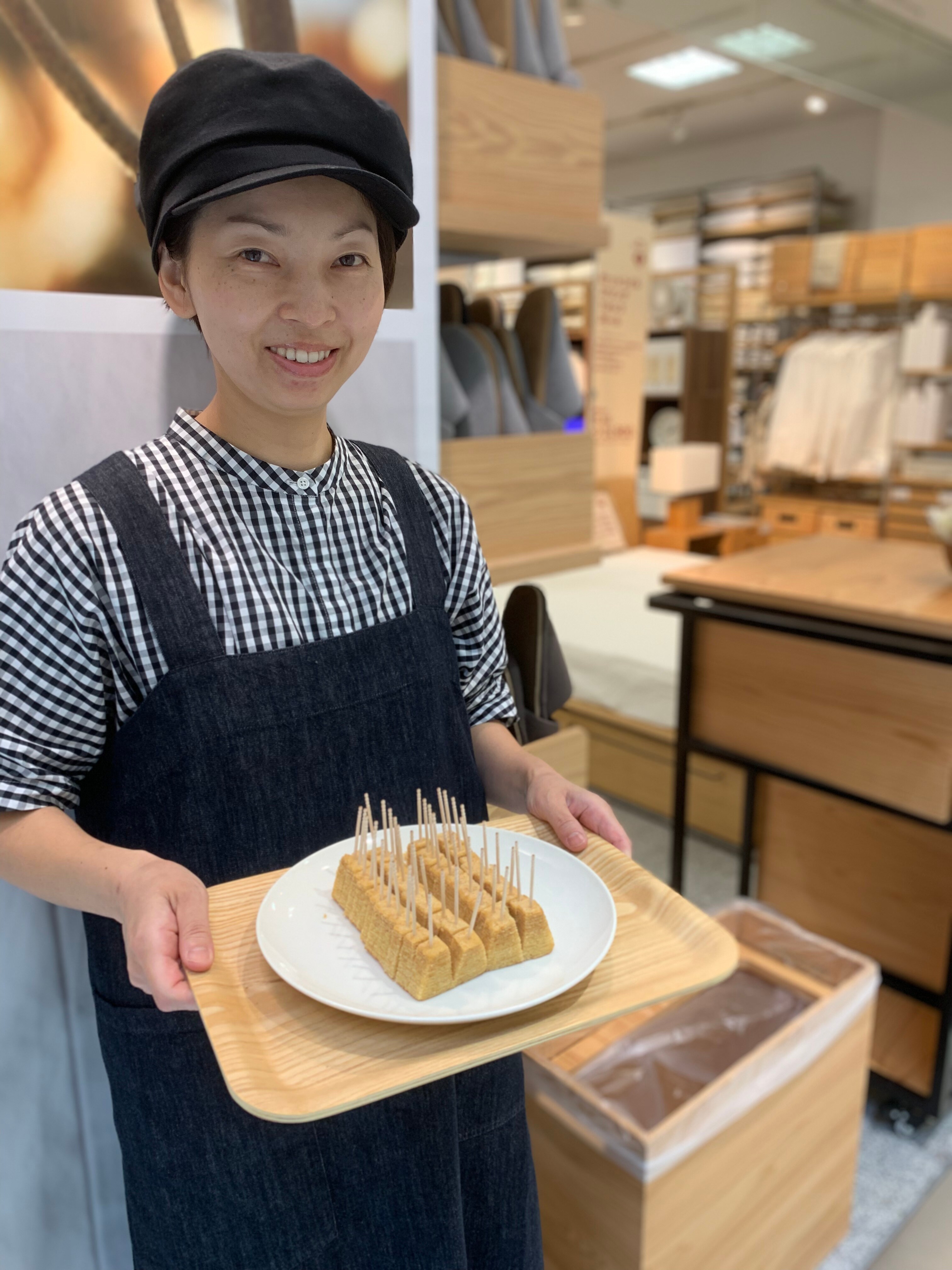 キービジュアル画像：今日の試食~焼きりんごバウム~