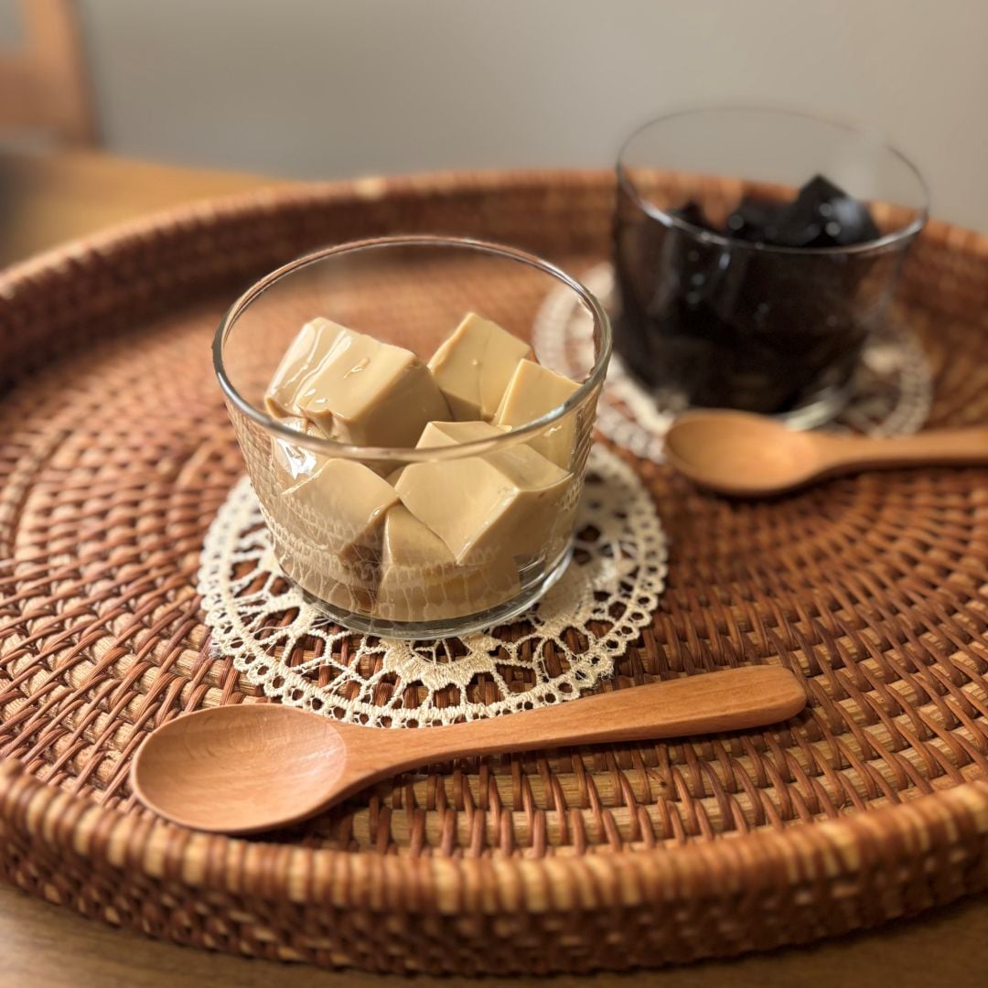 ミルクプリンとゼリー