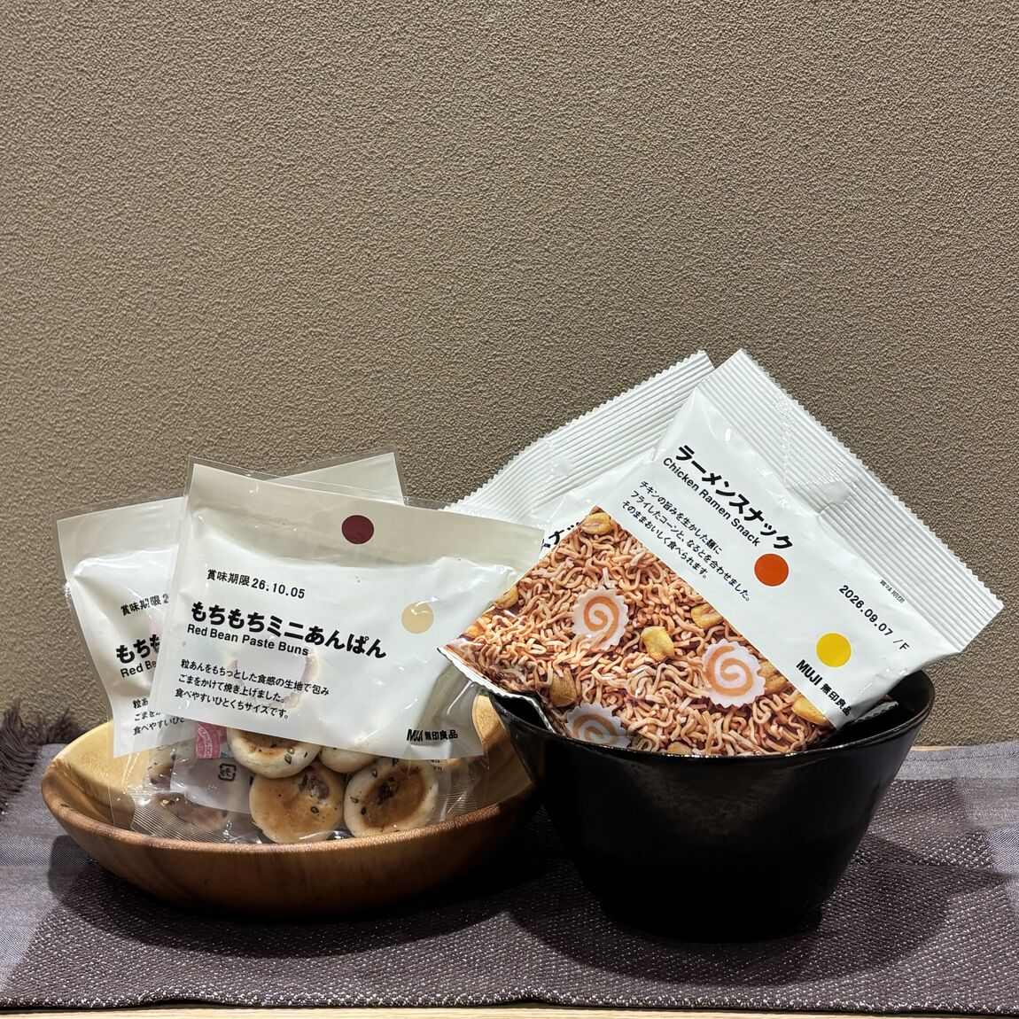 ラーメンスナックともちもちミニあんぱんの画像