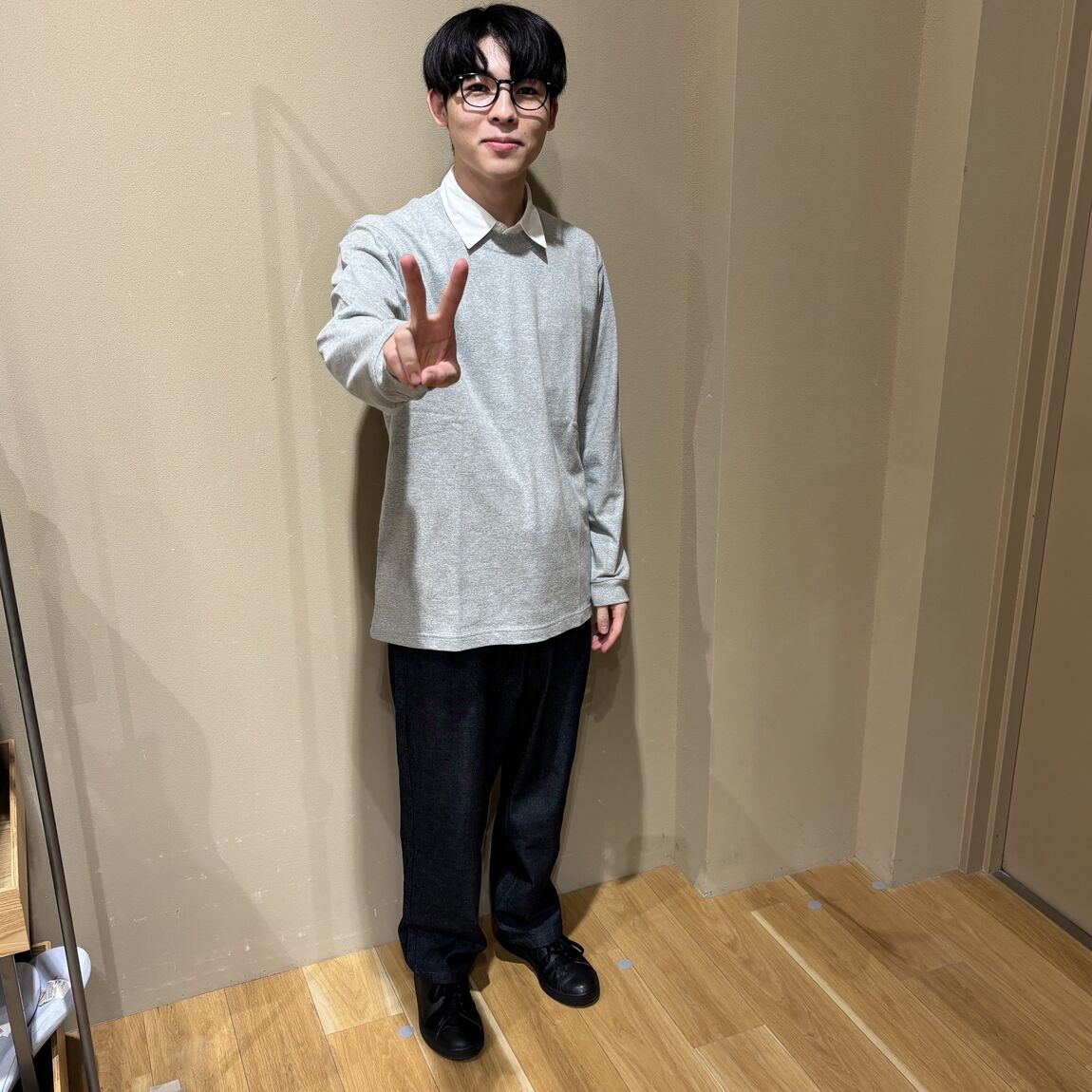 紳士 スウェットとイージーパンツの写真
