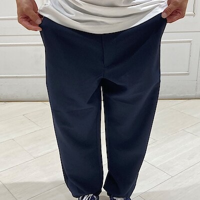 【アピタ稲沢】風を通すストレッチ　テーパードパンツ　