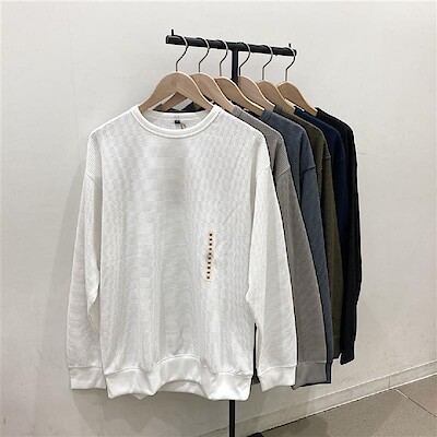 【アピタ稲沢】服装に悩む今の時期におすすめ！ワッフルクルーネック長袖Ｔシャツ