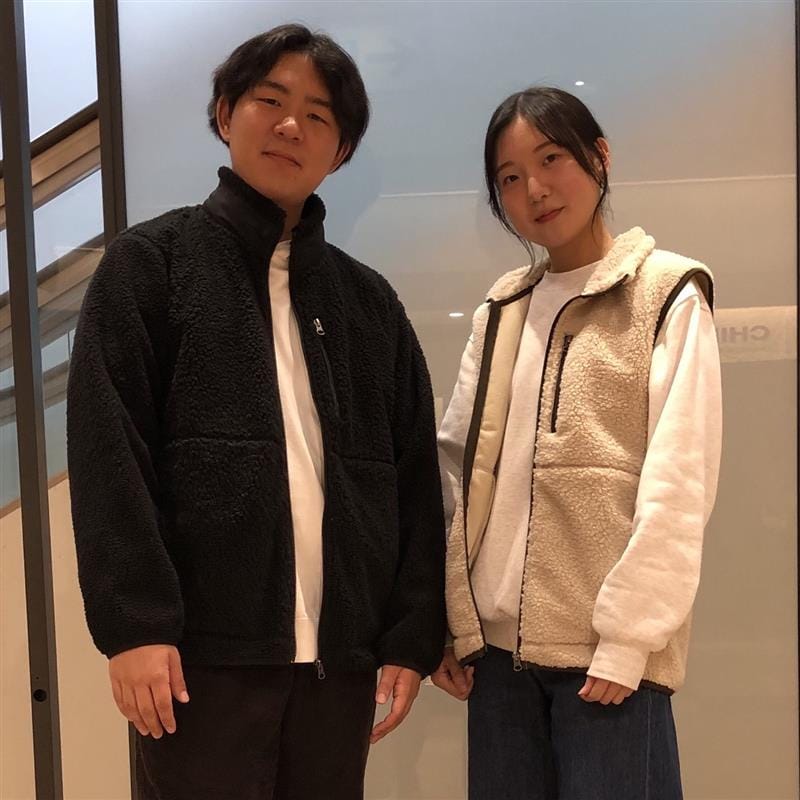 【京阪モール】  軽くてあたたかボアフリースベスト