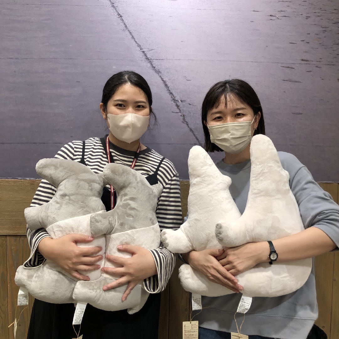 京阪モール】お家にかわいい動物クッション｜無印良品 京阪モール