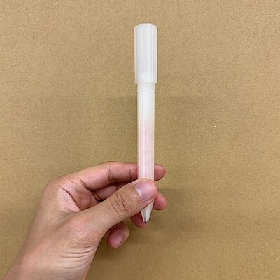 【富山ファボーレ】回収された収納ケースから、オリジナルのペンを作ろう