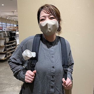 【カラフルタウン岐阜】置いても使える充電式クリップファンミニ