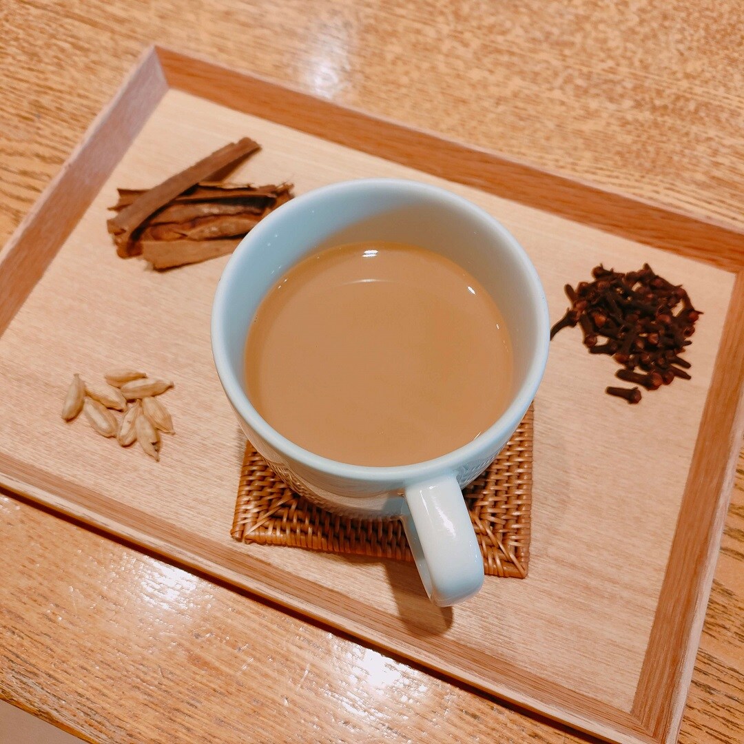 【CafeMUJIキャナルシティ博多】春の訪れ前に　ホットの琉球チャイ