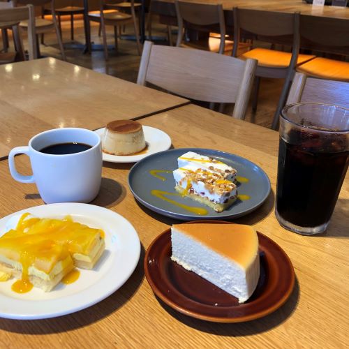 コーヒーとデザート