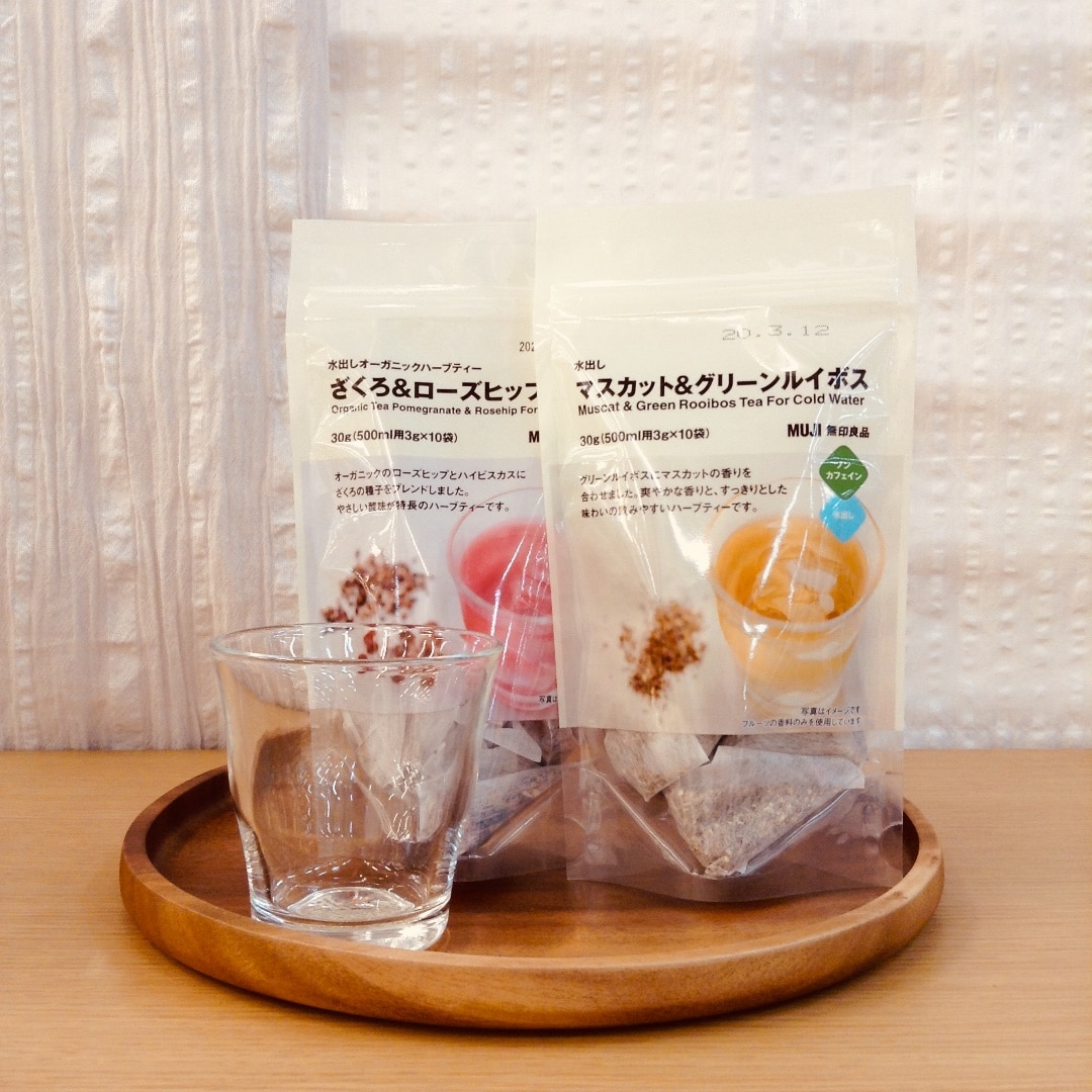 キービジュアル画像：水出しのお茶シリーズ|スタッフのおすすめ