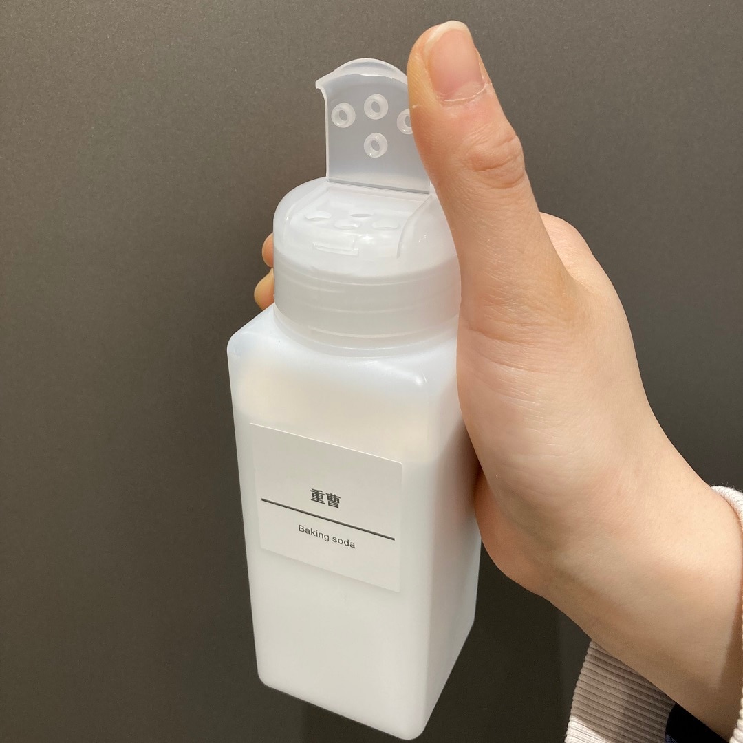 【イオンモール茨木】重曹片手で開けてる
