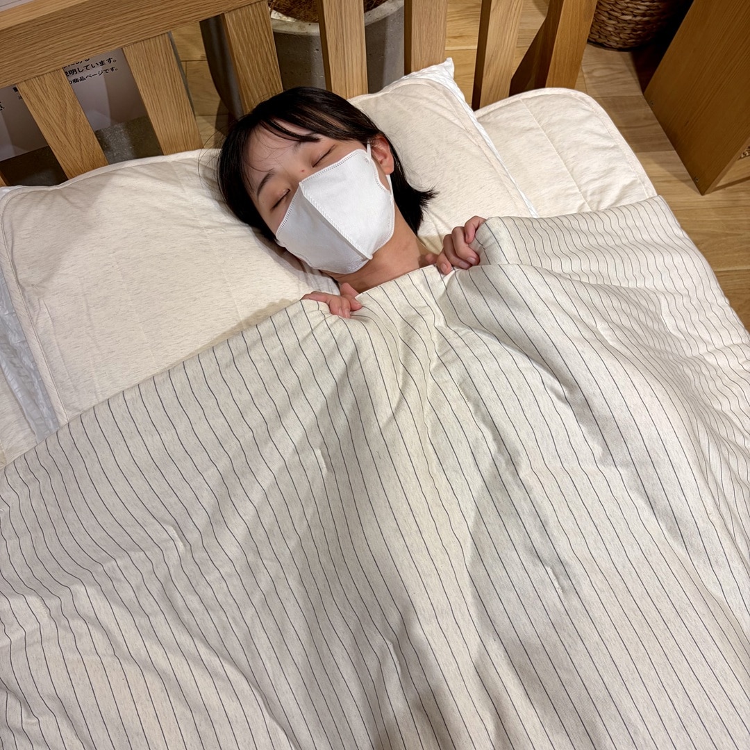 ひんやり綿の寝具