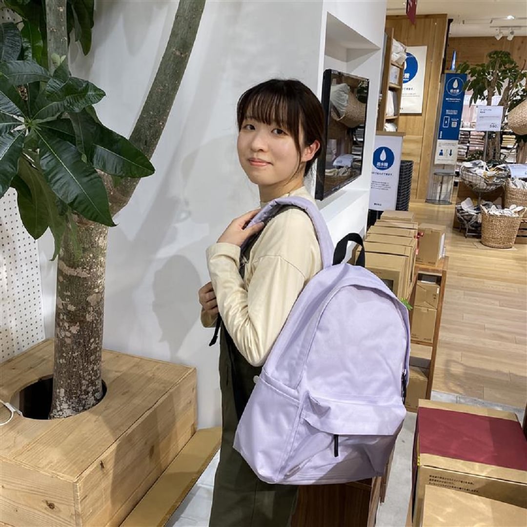 無印 生成リュック 肩の負担を軽くする 撥水リュックサック（バックパック/リュック