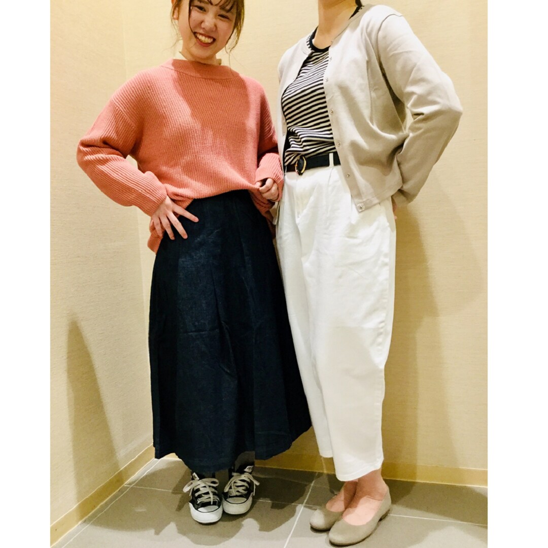 【ららぽーと名古屋みなとアクルス】春物×デニムコーデしてみました！