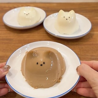 好きな形にアレンジできる コーヒーミルクプリン