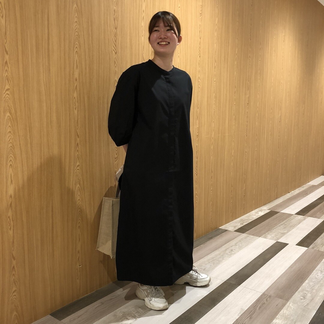 七分袖ワンピース