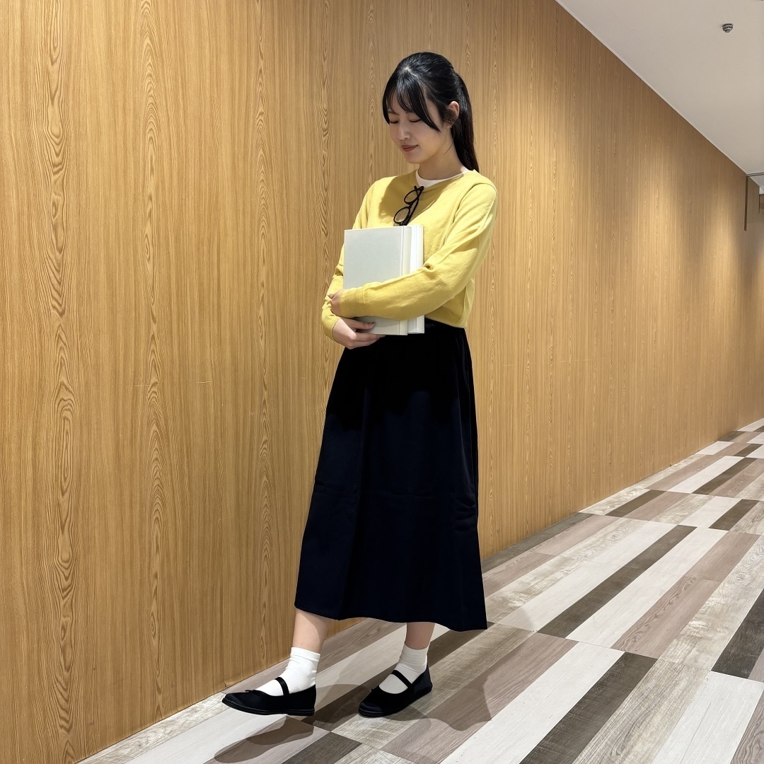 ウールハイゲージクルーネックセーター